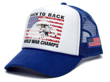 Back To Back World War Champs Eagle Unisex-Adult Trucker Hat -One-Size