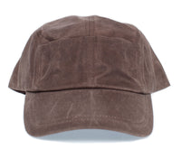 Quint Fishing Hat Jaws Movie Cap Canvas 5 Panel Adult Unisex Snap Closure Brown