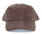 Quint Fishing Hat Jaws Movie Cap Canvas 5 Panel Adult Unisex Snap Closure Brown