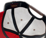 Von Dutch Originals Red/Tan two patch Hat Vintage (2005) Cap Y2K