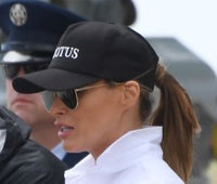 Back To Back World War Champs FLOTUS Embroidered Melania Trump One Size Unisex Baseball Cap Hat (Black)