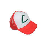 Pokemon Ash Ketchum Unisex-Adult Trucker Hat -One-Size Redl/White
