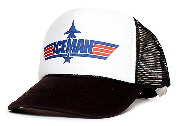 Top Gun Iceman Unisex-Adult Trucker Cap Hat -One-Size Multi