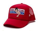 Posse Comitatus Bubba Gump Shrimp Co. Printed Unisex Adult Truckers Hat Cap Red Solid