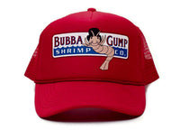 Posse Comitatus Bubba Gump Shrimp Co. Printed Unisex Adult Truckers Hat Cap Red Solid