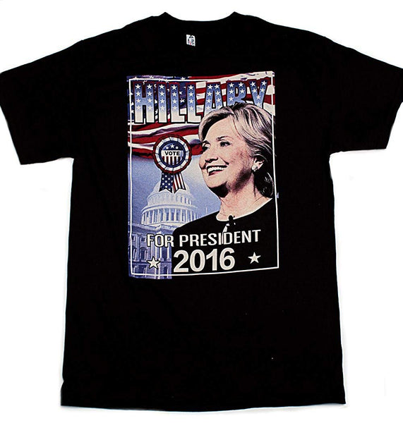 Hillary Clinton 2016 Presidential Campaign T-Shirt Black