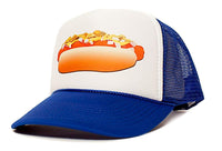 Hot Dog Funny 4th of July Adult- Unisex Hat Cap Multi