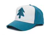 Posse Comitatus Dipper Aqua Blue Pine Hat Embroidered Adult Curved Baseball Cap