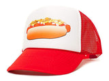 Hot Dog Funny 4th of July Adult- Unisex Hat Cap Multi