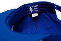 Dipper Flat Hat Blue Pine Tree Embroidered Movie Cap Adult One Size Royal/White