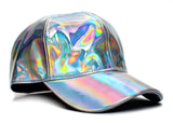 Marty McFly Hat Back to The Future Curved Bill Rainbow Cap Adult