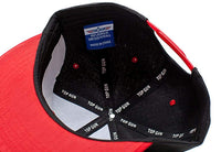 Adam Devine Top Gun Unisex-Adult Cap -One-Size Black/Red