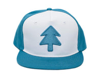 Posse Comitatus Dipper Aqua Blue Pine Hat Embroidered Adult Flat Baseball Cap