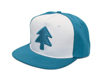 Posse Comitatus Dipper Aqua Blue Pine Hat Embroidered Adult Flat Baseball Cap