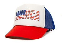 MURICA FOURTH OF JULY USA 4th CURVE BILL Unisex-Adult One Size Hat Cap