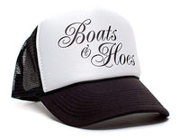 Boats 'N Hoes Movie Cap Hat Unisex Adult Trucker Multi (White/Black)
