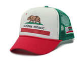 Custom California Republic State Flag Cali Unisex-Adult Trucker Hat Multi