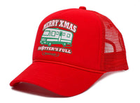 Merry Christmas Xmas Shitter's Full Funny Truckers Hat Cap Red
