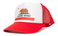 California Republic Flag Cali Unisex-Adult One Size Trucker Hat Cap