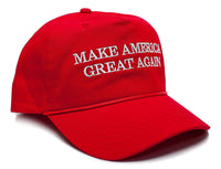 Make America Great Again Embroidered Donald Trump 2016 Cloth & Braid Hat (MAGA_RED)