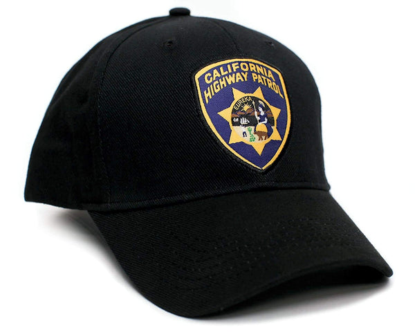 California Highway Patrol Eureka Badge Applique Hat Cap Adult One-Size Multi