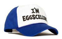 I'm Eggscellent Embroidered Cloth & Braid Hat Cap Eggcelent Excellent Roya Curved