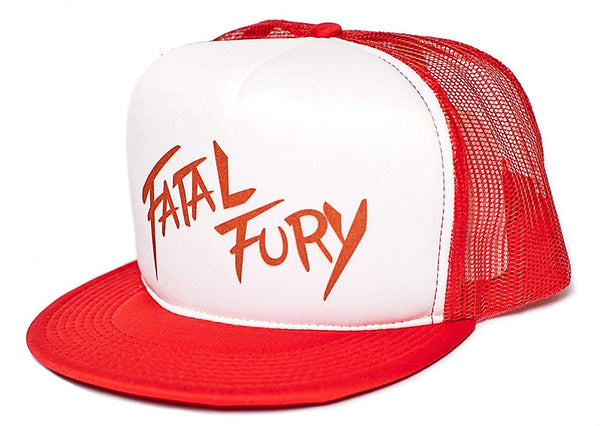 Fatal Fury Unisex-Adult Trucker Hat -One-Size Red/White