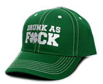 Posse Comitatus ST Patrick's Day Hat Drunk Irish Shamrock Clover Leaf Cap Kelly