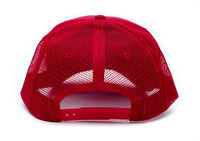 Posse Comitatus Bubba Gump Shrimp Co. Printed Unisex Adult Truckers Hat Cap Red Solid