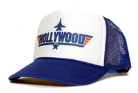 HOLLYWOOD Top Gun Unisex-Adult Trucker Cap Hat -One-Size Multi (Royal/White)
