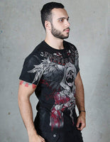 Xzavier Men's Dark Angel T-shirt Black (2X-Large)