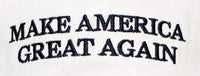 Make America Great Again Embroidered Donald Trump 2016 Cloth & Braid Hat (MAGA_White)
