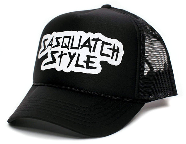 Sasquatch Style Custom Gone Squatchin' Trucker hat One-Size Unisex Black