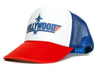 HOLLYWOOD Top Gun Unisex-Adult Trucker Cap Hat -One-Size Multi (Red/White/Royal)
