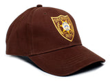 Walking Dead Hat Sheriff's Dept Appliqué Unisex-Adult One-Size Cap Brown
