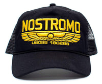 NOSTROMO WEYLAND YUTANI COMPANY Unisex Cloth & Braid Cap Hat Black