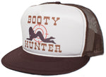 BOOTY HUNTER Funny Hat Cap Baseball Trucker Snapback Flat Brim Brown Parody