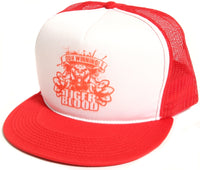 DUH! Winning! Tiger Blood Red Hat Cap Charlie Sheen Truckers Snapback