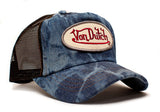 Von Dutch BLEACHED Vintage (2005) Trucker Hat Cap Rare Specialty Fabric