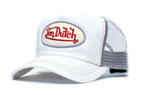 Von Dutch Originals Vintage (2005) White Mesh White Twill Chris Hat Cap