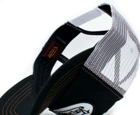 Von Dutch White Mesh Black Front Vintage (2005) Truckers Hat Cap Snap Back